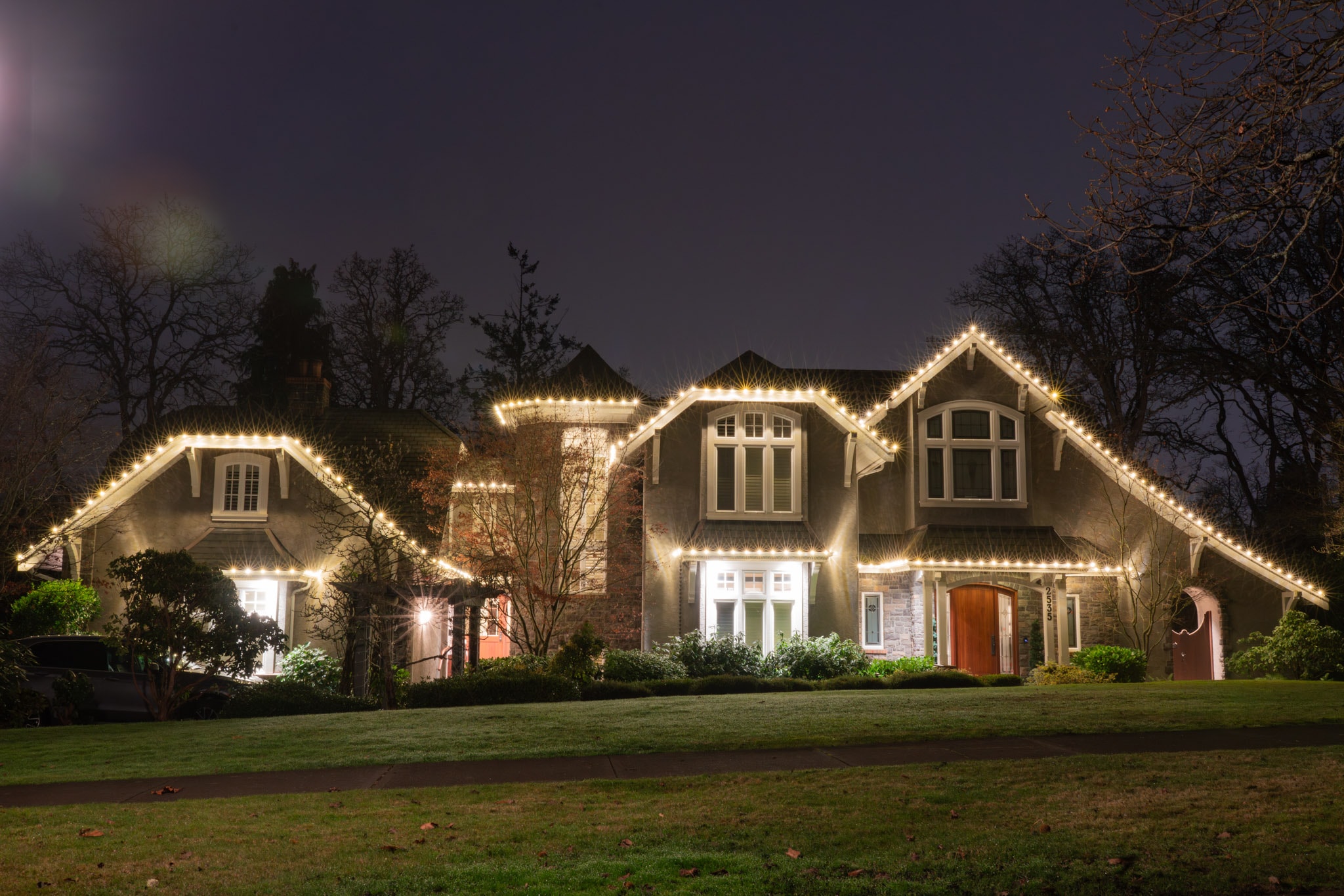 Christmas Light Installation in Smithfield project 2