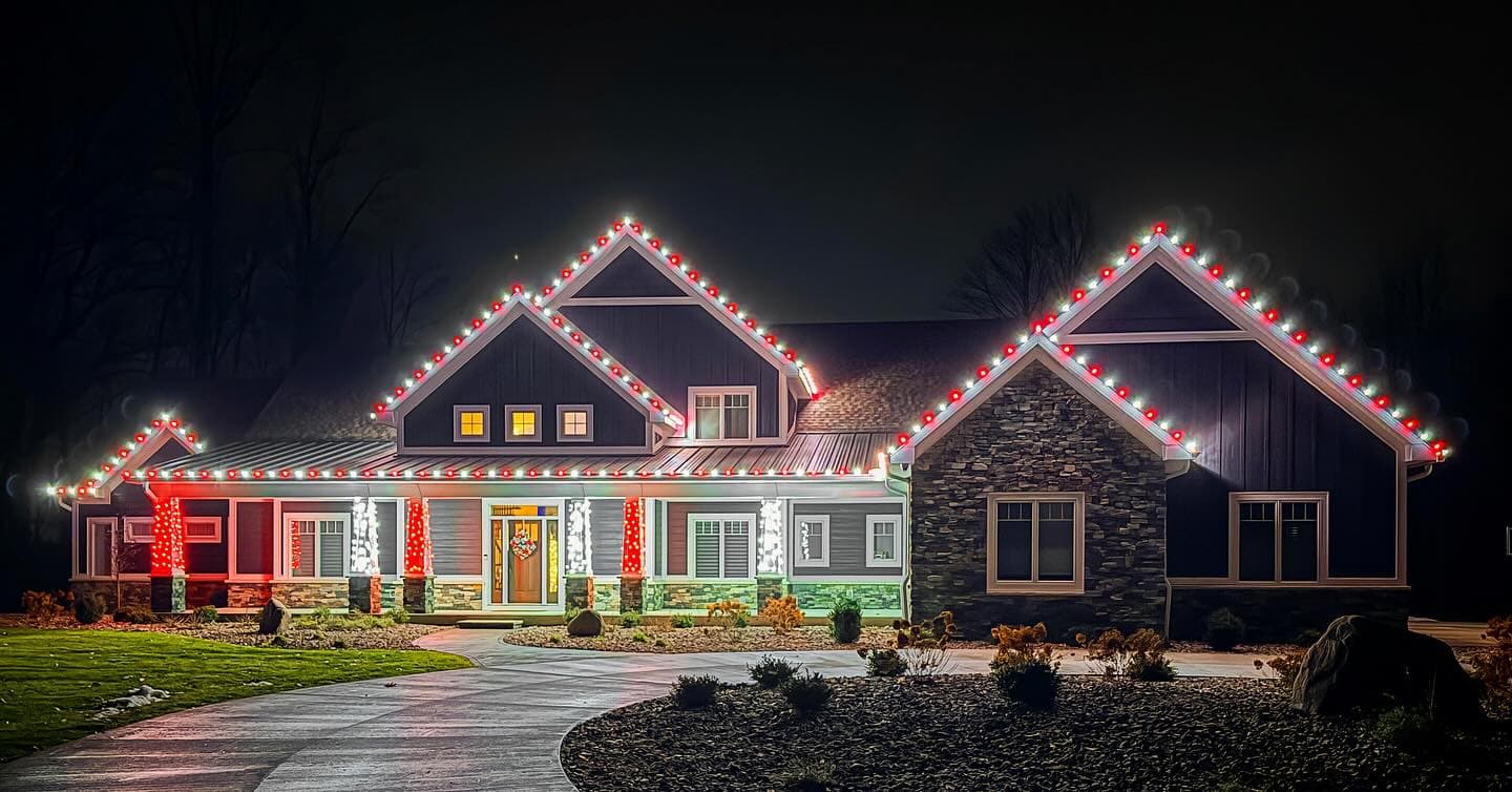 Christmas Light Installation in Smithfield